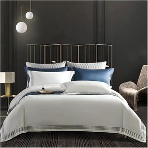 YUSIWOAL Комплект постельного белья с вышивкой 4thread 1000TC из египетского хлопка Bianco