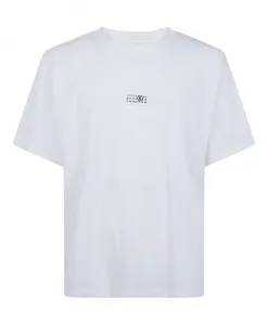 Хлопковая футболка Mm6 Maison Margiela, белый