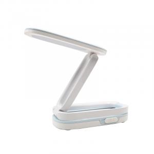 Настольная лампа для комнаты общежития, складная прикроватная лампа YAG, синий