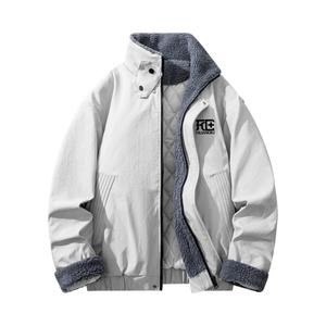 Пуховик Unisex Stand Collar Thickened HUANQIU, светло-серый