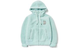 Флисовая куртка унисекс мятно-зеленого цвета Mlb