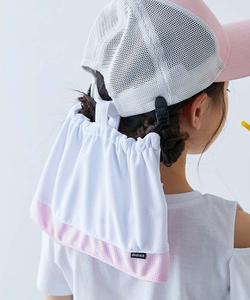 Охлаждающая защита от УФ-излучения с эффектом испарительного охлаждения. Солнцезащитный козырек на прищепке (с карманом для пакета со льдом).