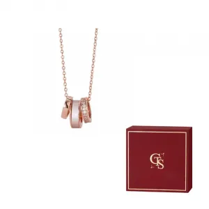 CHOW TAI SENG Серебряное колье S925 для женщин