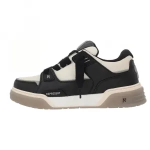 Кроссовки Studio Leather REPRESENT, черный белый