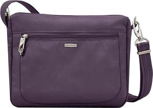 Сумка кросс-боди Travelon Women's Anti-Theft-Class Small East/West, фиолетовый
