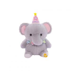 Медвежонок в праздничном колпаке плюшевая игрушка поросенок 20 см Click