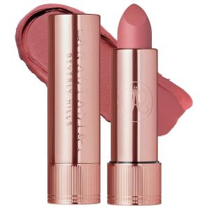 Матовая и сатиновая бархатная помада с высокой пигментацией Anastasia Beverly Hills, 0.10 oz/3 g, Hush Rose