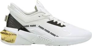 Кроссовки Puma Wmns Provoke XT FTR Moto White Team Gold, белый