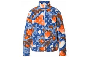 Куртка мужская Louis Vuitton, синий / оранжевый / белый