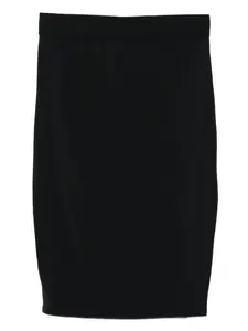 Юбка мини с вырезом Maison Close, черный