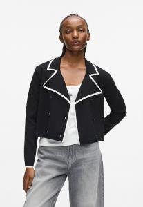 Кардиган KARL LAGERFELD Cardigan, Black/White/Black