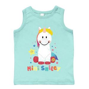 Футболка Mini smiley unicorn distressed для малышей The Juniper Shop