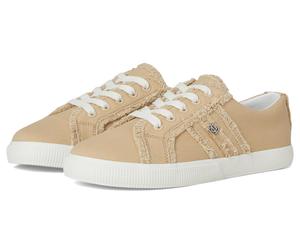 Кроссовки Lauren Ralph Lauren Janson Frayed Canvas Sneakers, цвет Sand Dune