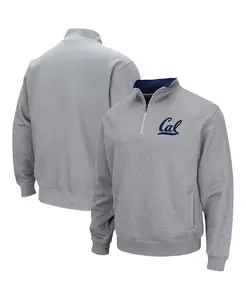 Толстовка Men's Cal Bears Tortugas Logo Quarter-Zip Jacket Colosseum, серый