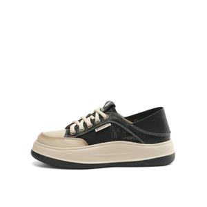 Легкие и дышащие низкие кроссовки для скейтбординга для женщин BOERDIQI, Black