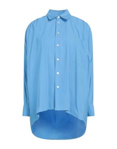 Рубашка Bottega Veneta, светло-голубой