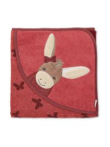 Sterntaler Банное полотенце с капюшоном 100x100 см ESEL Emily светло-красного цвета