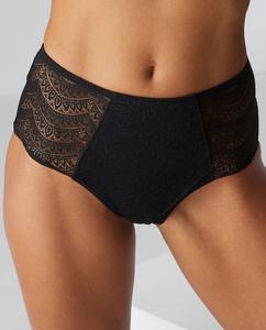 Высокие трусы Karma с однотонным узором Simone Pérèle, черный