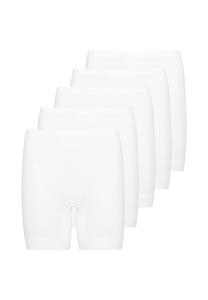 Трусики для нормальных ног, 5 шт Basic - тонкая резинка ESGE, белый