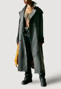 Тренчкот chaq reprise 26swewxc Desigual, Dark-Grey