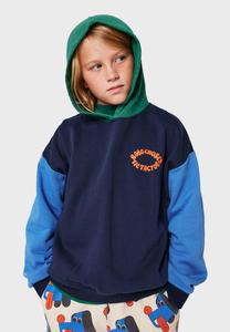 Толстовка Bobo Choses TIC TAC TOE UNISEX, Midnight Blue/Mottled Blue