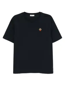 Футболка с вышитым логотипом Bally, синий