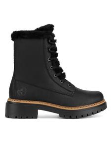 Ботильоны на плоской подошве Rieker, черный