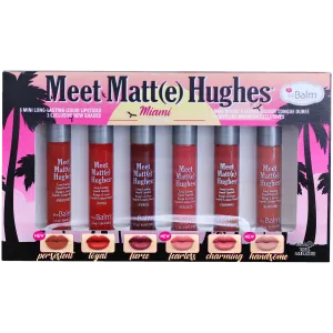 The Balm Meet Matt(e) Hughes Набор Майами: мини-жидкая помада, 6x1,2 мл