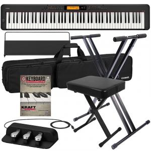 Компактное цифровое пианино Casio CDP-S360 — черный НАБОР STAGE ESSENTIALS BUNDLE CDP-S360 Black