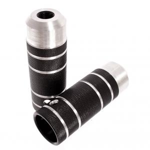 Колышки Khebikes BMX Kinder Schwarz Alu, 14 мм, черный