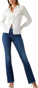 Guess Женские Сексуальные Клешеные Джинсы, Cachemire Blue