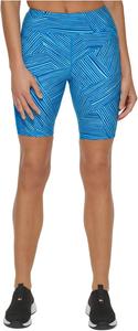 Женские компрессионные велосипедные шорты Tommy Hilfiger Sport с принтом и высокой талией, Direct Blue Combo