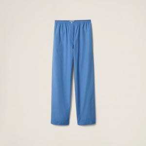 Пижамные брюки из поплина Miu Miu, синий