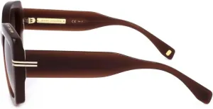 Солнцезащитные очки Marc Jacobs MJ 1062/S коричнево-коричневого оттенка, размер 55/16/145, женские, Brown