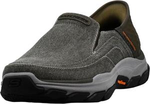 Мужские лоферы Skechers Respected Holmgren без застежек, Olive
