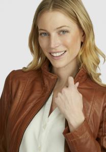 Кожаная куртка bugatti, коричневый