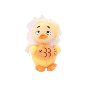 Милый утенок, давай вместе рыбачить куклы плюшевый кулон 14см высота Dolls and bears dance, Fishing Duck