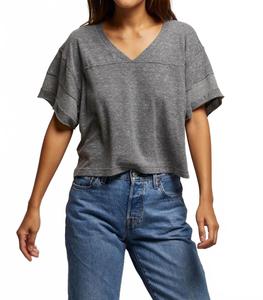 Футболка Coco в цвете хизер грей PERFECTWHITETEE, серый