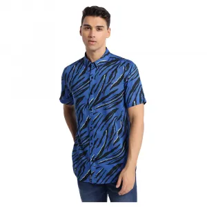 Рубашка с коротким рукавом Lois Jeans 8731, синий