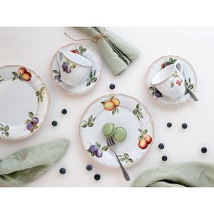 Сервиз для кофе Сервиз посуды Flora Orchard, 18 предметов, на 6 персон Creatable, Weiß/bunt