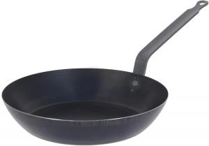 Сковорода De Buyer Coupe Lyonnaise, синий металл, черный, диаметр 30