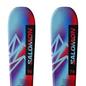 Горные лыжи Salomon Qst XS+C5 GW J75 junior, прозрачный