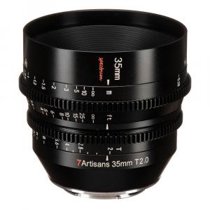 Кинообъектив 7Artisans 35mm T2.0 Spectrum, Canon RF Mount, черный