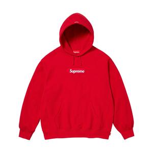 Толстовка Supreme Box Logo Hooded, красный