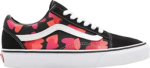 Кеды Vans Old Skool Valentines Hearts, черный