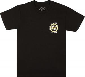 Футболка Anti Social Social Club x Fragment Design Yellow Bolt Tee 'Black', черный