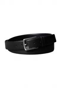 Ремень с пряжкой в виде монограммы Calvin Klein, Black Pewter