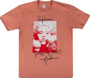 Футболка Supreme Madonna Tee 'Terra Cotta', оранжевый