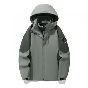 JEEP SPIRIT Теплый износостойкий водостойкий ветрозащитный ветровка Унисекс, Army Green (Two-Piece Set)