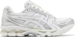 Кроссовки jjjjound x gel kayano 14 'silver white' Asics, серебряный